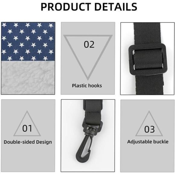 Pet Hammock for Cage Reversible Cat Hanging Hammock Soft Hanging Bed for Cats - Picture 4 of 8